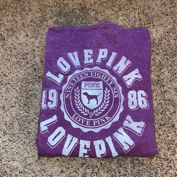 PINK Victoria's Secret Tops - 💗 PINK CAMPUS LONG SLEEVE TEE